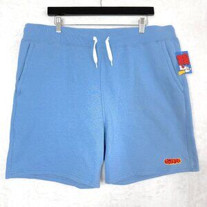 Empyre Zephyr Sweat Shorts Mens XXL Blue Drawstring Comfort